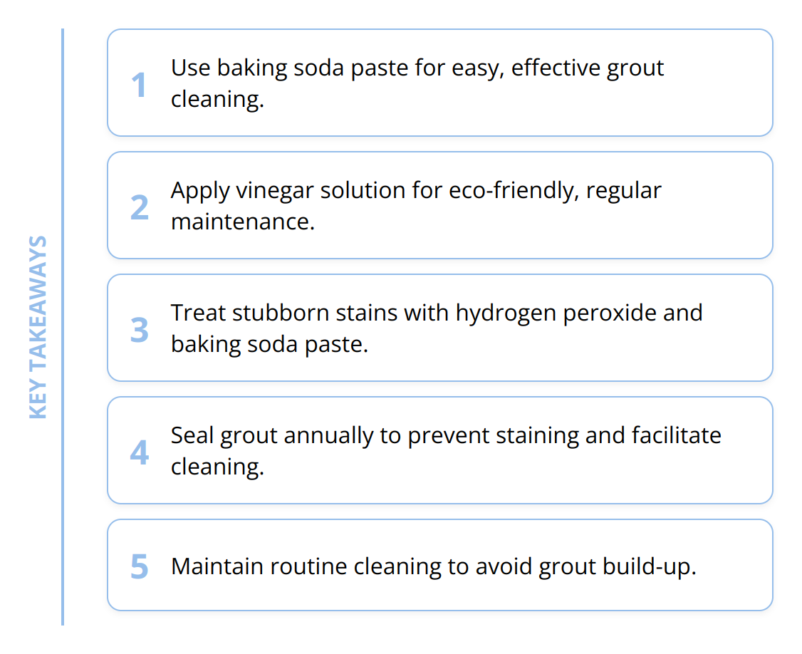 Key Takeaways - How to Clean Grout Without Toxins