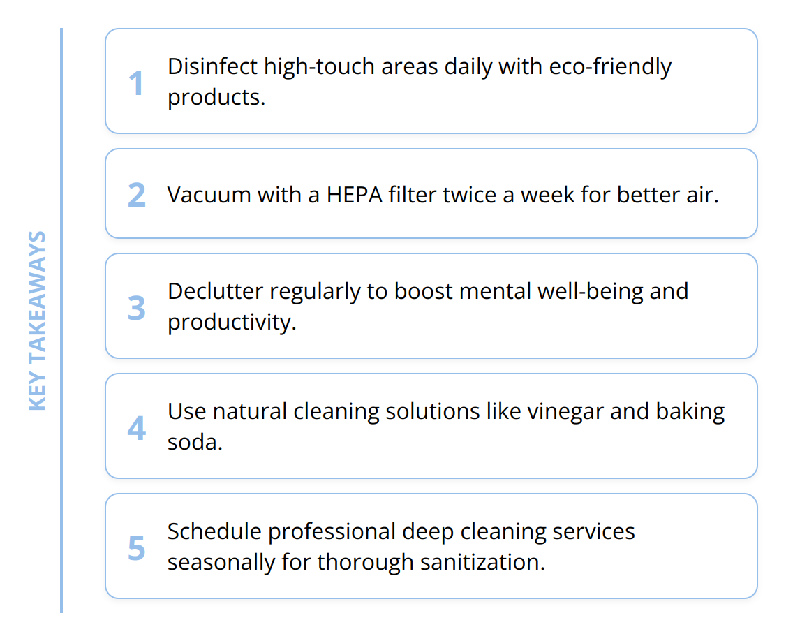 Key Takeaways - How to Enhance Your Home's Wellness Through Cleaning