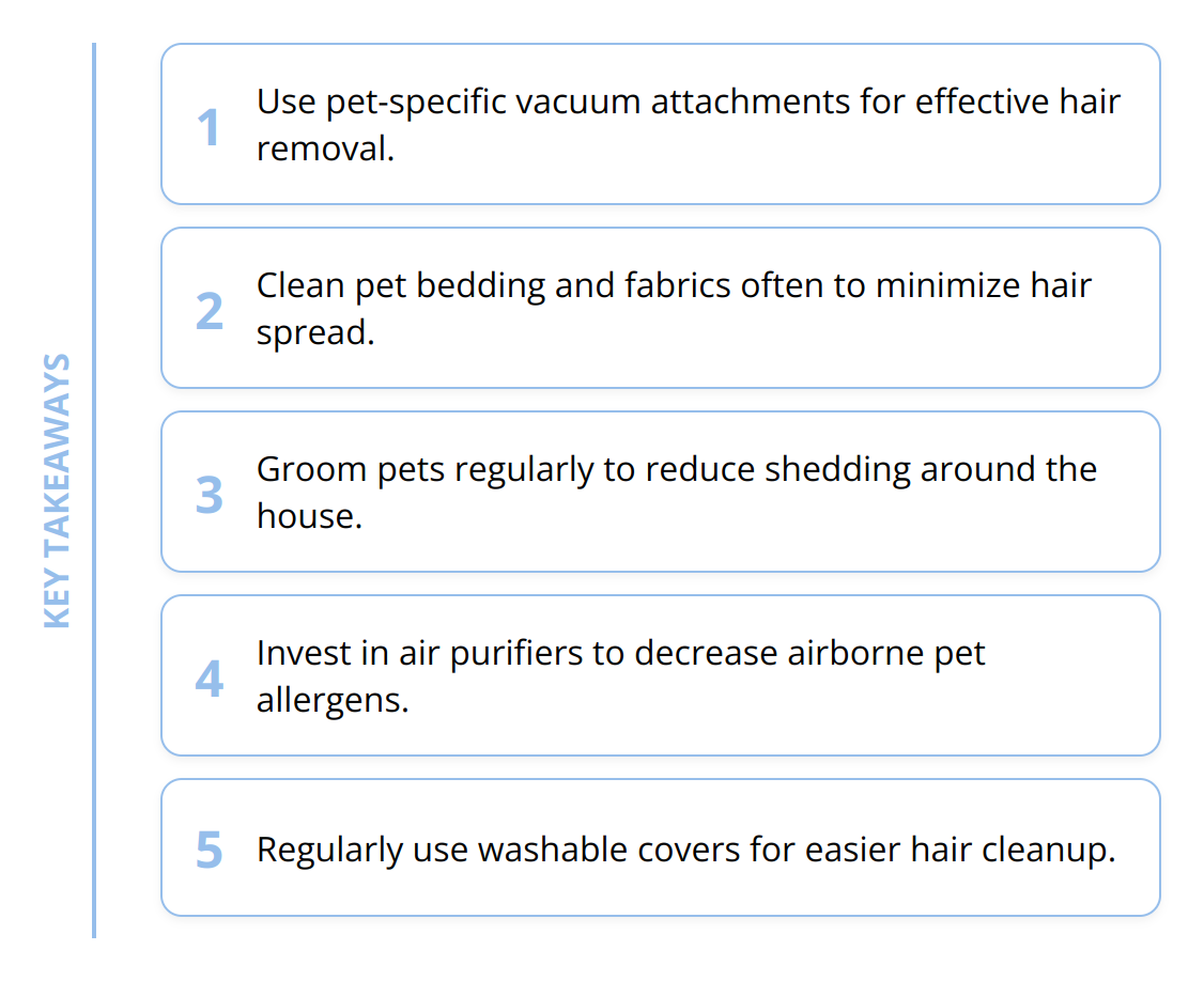 Key Takeaways - Pet Hair Removal Solutions: All You Need to Know