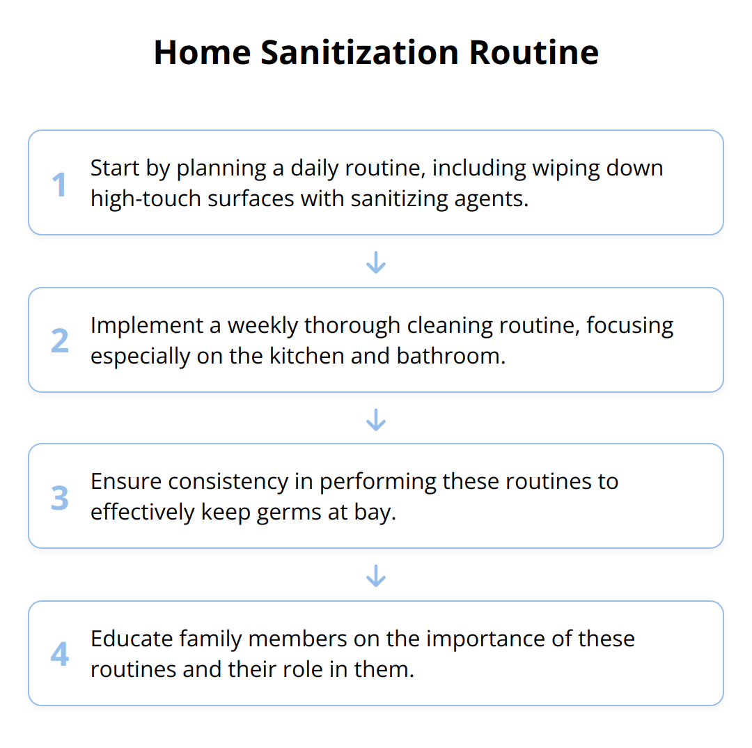 Flow Chart - Home Sanitization Routine