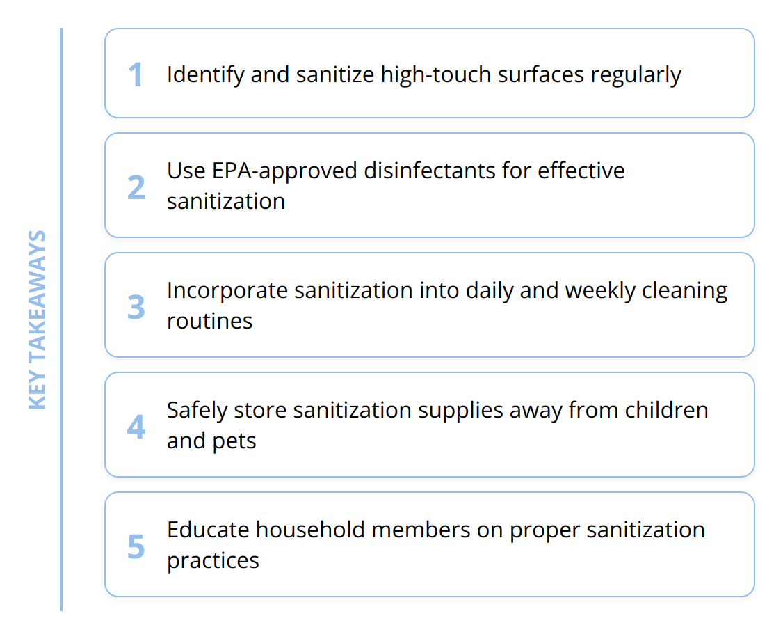 Key Takeaways - Efficient Home Sanitization: Best Practices
