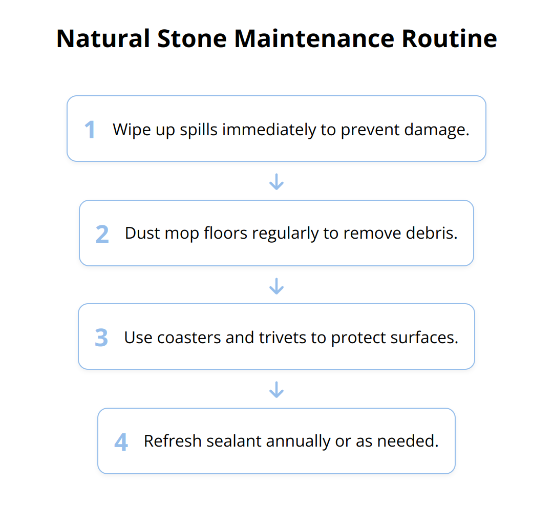 Flow Chart - Natural Stone Maintenance Routine