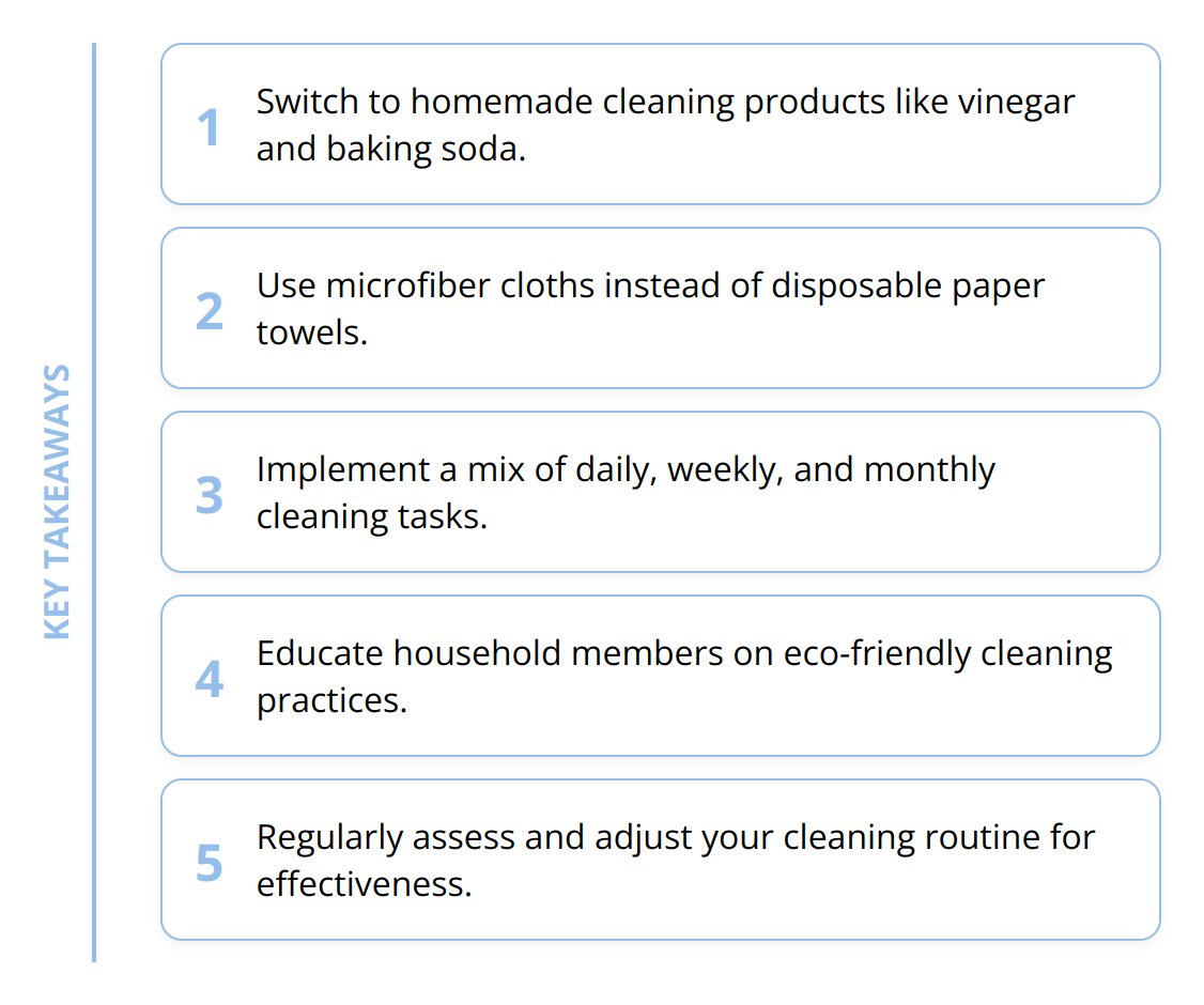 Key Takeaways - How to Create an Efficient Eco Cleaning Schedule