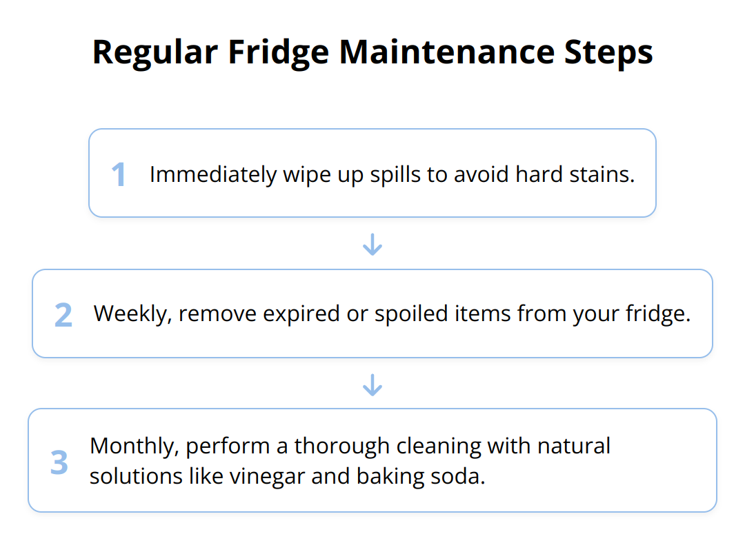 Flow Chart - Regular Fridge Maintenance Steps