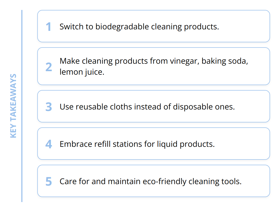 Key Takeaways - Sustainable Cleaning Routines: [Beginner's Guide]