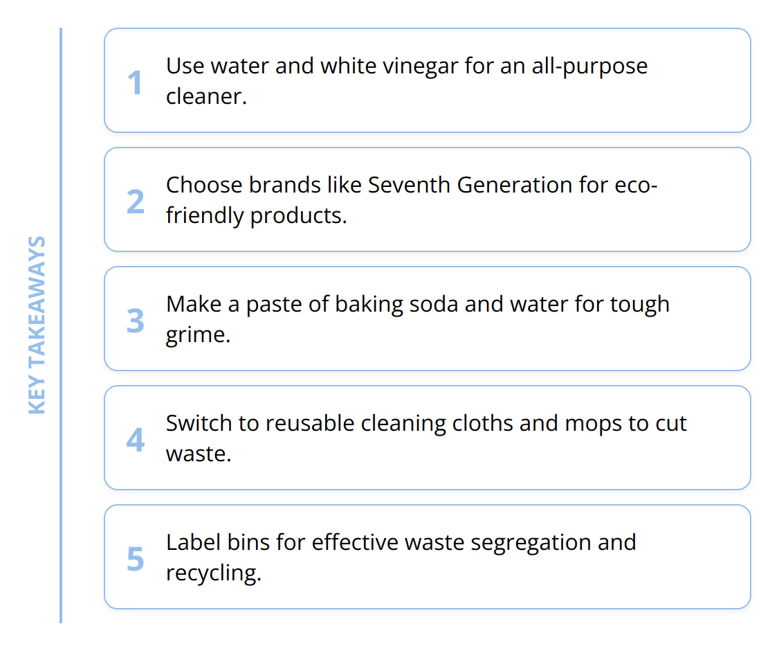 Key Takeaways - Eco-Friendly Cleaning Hacks: Best Practices