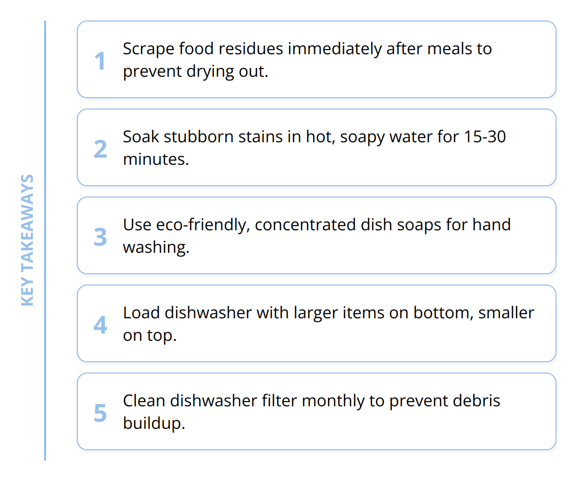 Key Takeaways - Efficient Dishwashing Techniques [Guide]