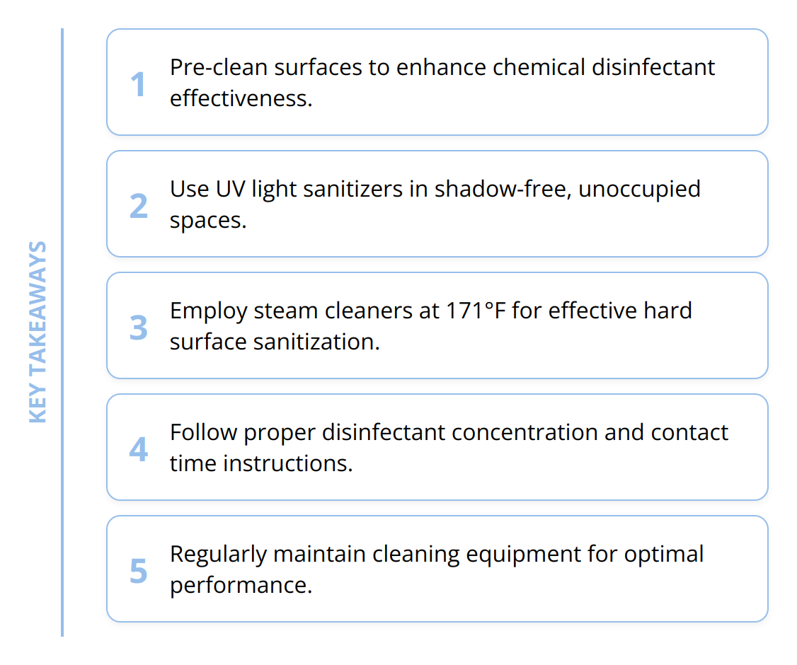 Key Takeaways - How to Quickly Sanitize Surfaces: Methods That Work
