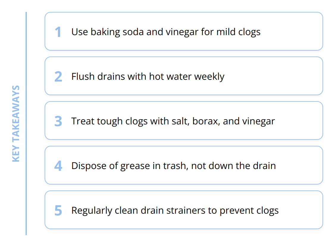Key Takeaways - Natural Drain Cleaning Methods: Essential Guide