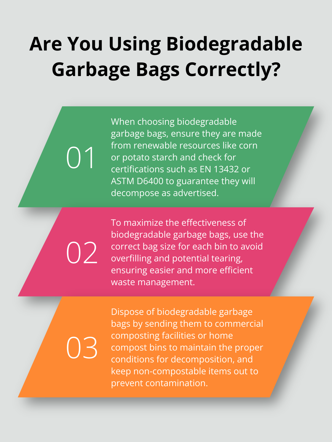 Fact - Are You Using Biodegradable Garbage Bags Correctly?