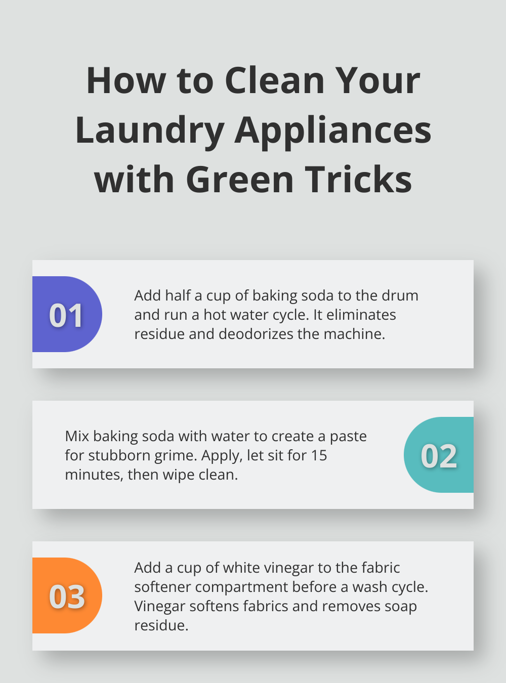 Fact - How to Clean Your Laundry Appliances with Green Tricks