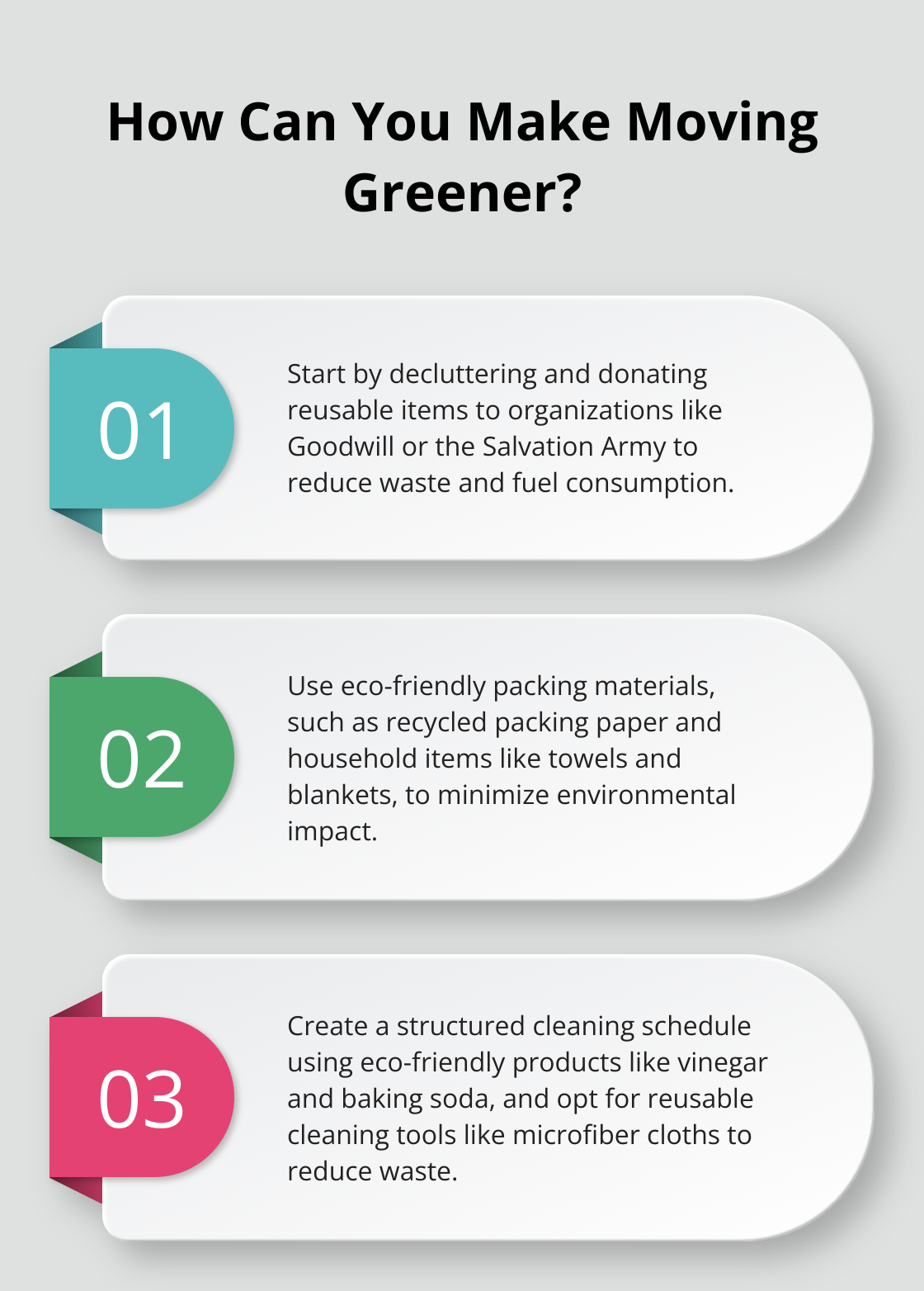 Fact - How Can You Make Moving Greener?