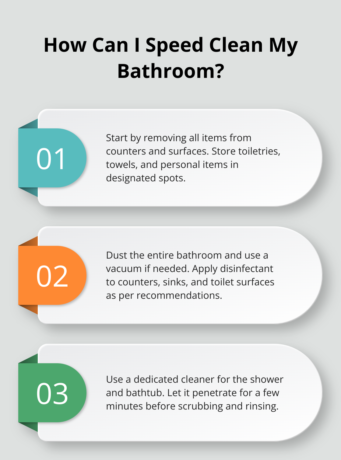 Fact - How Can I Speed Clean My Bathroom?