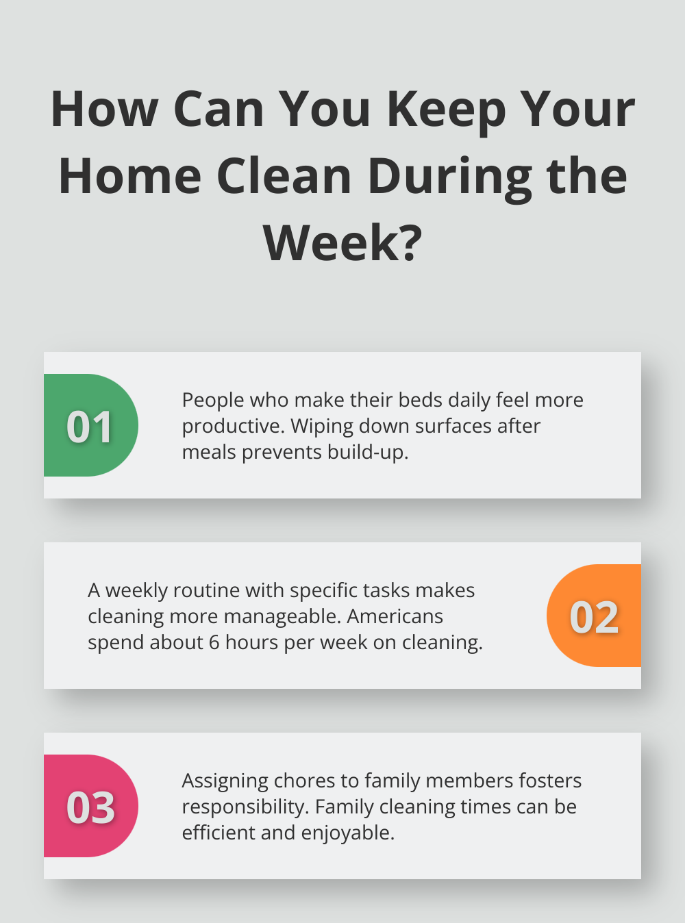 Fact - How Can You Keep Your Home Clean During the Week?