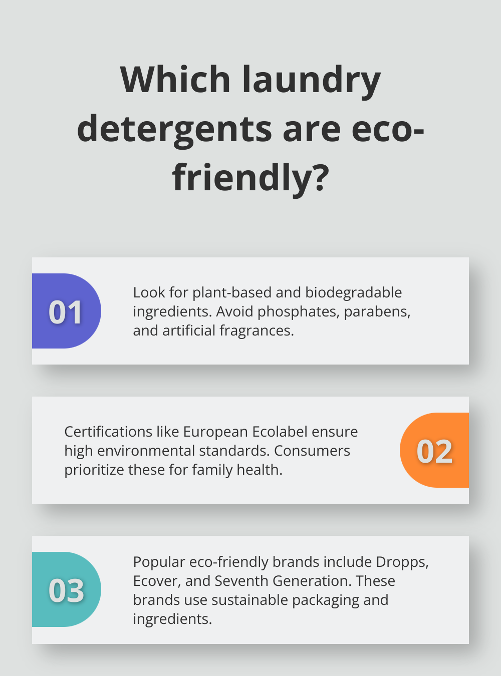 Fact - Which laundry detergents are eco-friendly?
